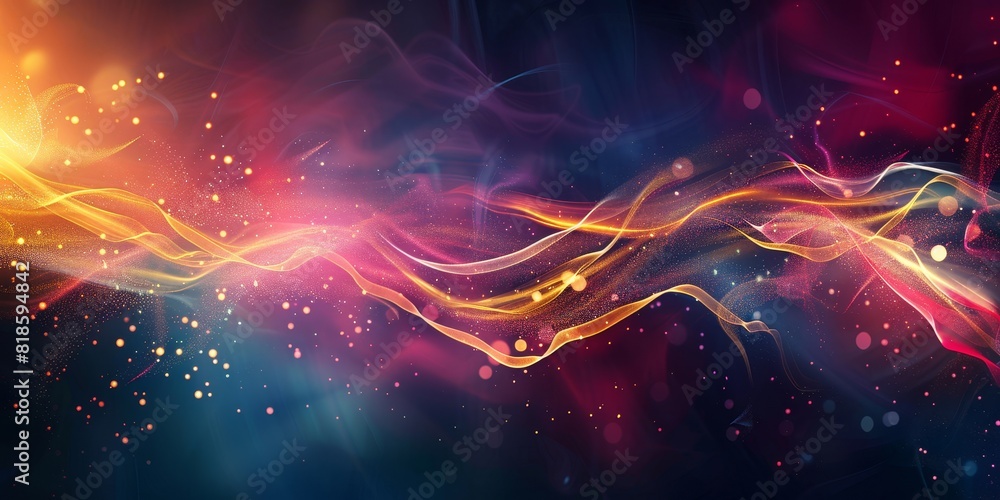 Dynamic abstract background with light trails, lens flares, and light effects. Dynamic abstract background with light trails, lens flares, and light effects.