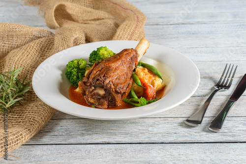 Lamb Shank is a tender