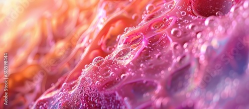 Vivid D Render of Human Skin Revealing Intricate Sweat Glands at x Zoom photo