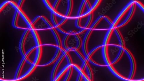 Wallpaper Mural The image features a captivating spiral of red and blue lines arranged in a circular pattern, creating a visually striking effect. The thin, light-like lines create a sense of movement and beauty Torontodigital.ca