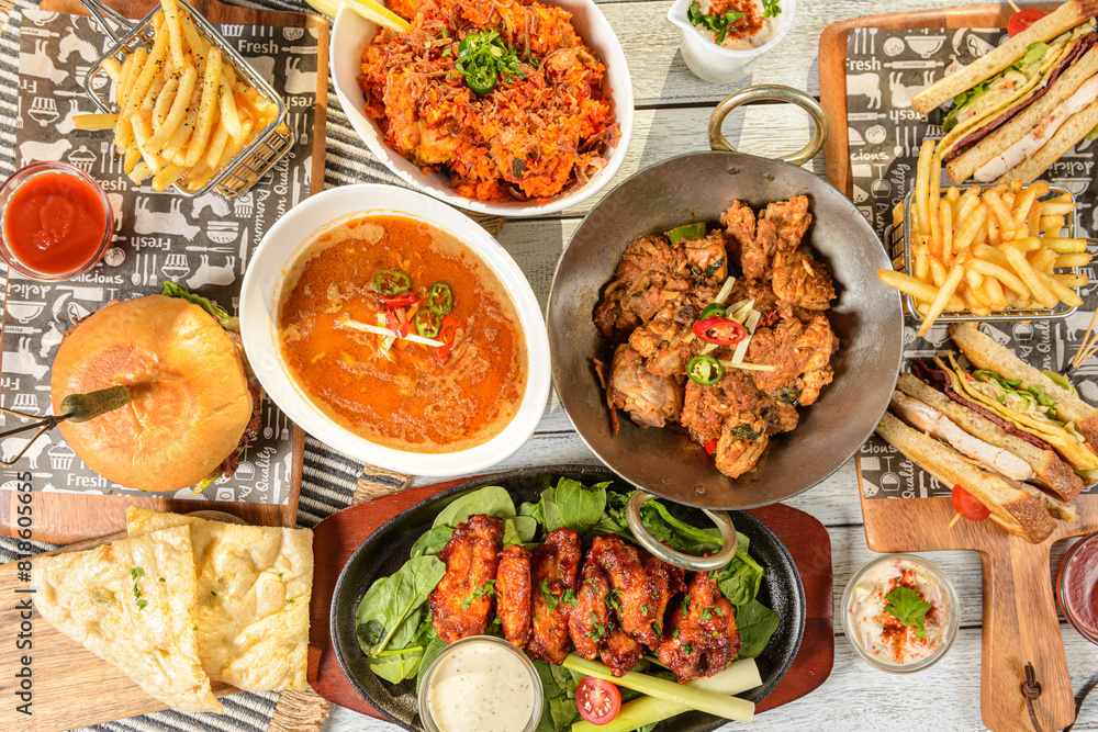 An assortment of delicious An assortment of delicious
