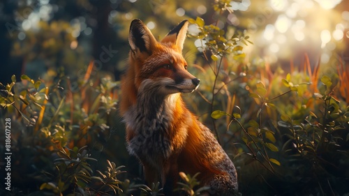 Fox In jungle