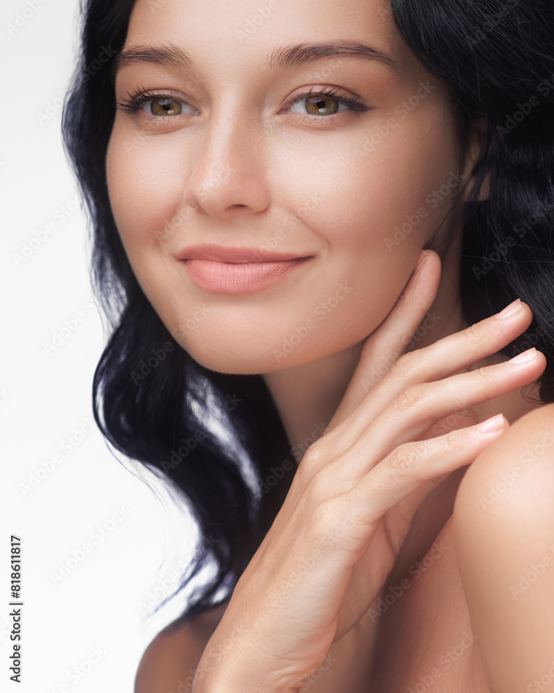Minimalistic Closeup Portrait of a Natural Beauty Minimalistic Closeup Portrait of a Natural Beauty