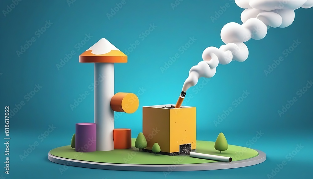 graph with arrow and money