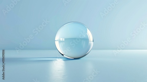 abstract futuristic freeform glass background