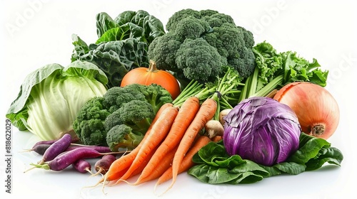 a pile of fresh vegetables sitting on top of each other