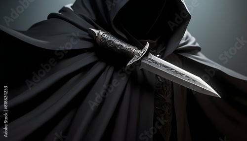 A shadowy assassins dagger concealed within the f upscaled_3