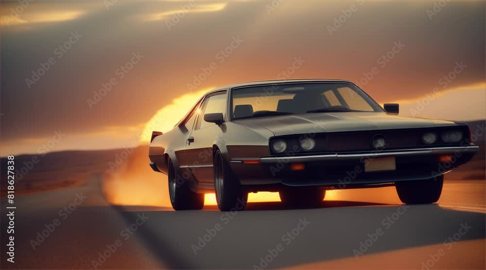 Car moving on dirt road with clouds of dust. Modern car go fast on the rural road. The car is the main focus and it is a high-performance vehicle. Car moving on dirt road with clouds of dust. Modern car go fast on the rural road. The car is the main focus and it is a high-performance vehicle.