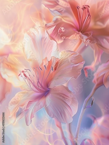 light soft floral abstract background © Johannes