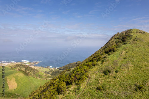 Photos Scenic View Pico de Mafra, São Miguel Island, Azores - Lush Green Fields and Blu