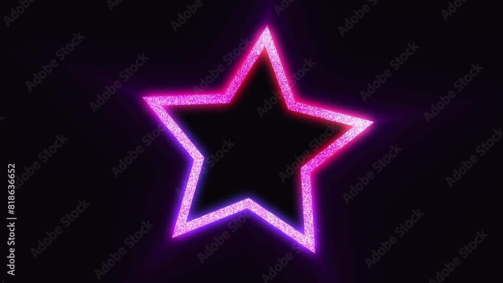loop pink purple black gradient background motion animation. a glowing glitter star loop pink purple black gradient background motion animation. a glowing glitter star