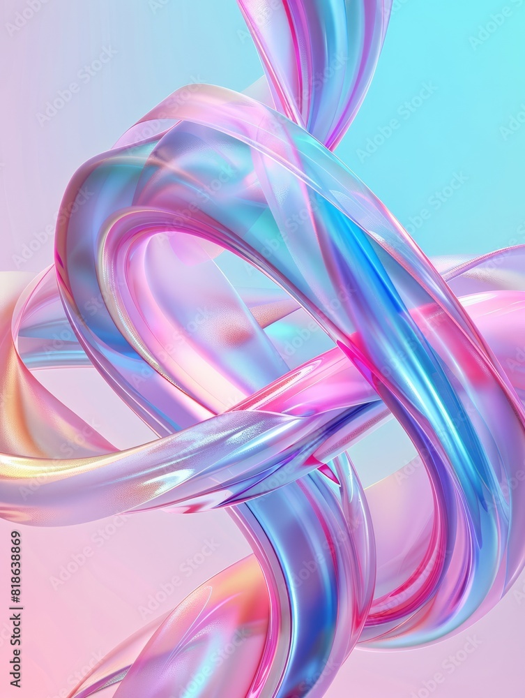 Decorative twirling pastell lines as wallpaper background header Decorative twirling pastell lines as wallpaper background header