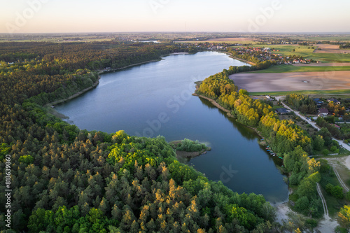 Borówno Lake in the Kuyavian–Pomeranian Voivodeship (Bydgoszcz County, Dobrcz) photo