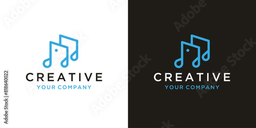 vector logo music