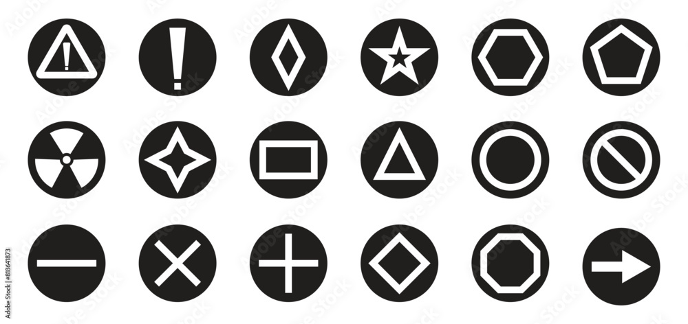 icon set tick symbols, signs, approval badge. Flat and modern design, vector illustration black icon set tick symbols, signs, approval badge. Flat and modern design, vector illustration black