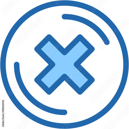 Vector Icon Ad, blocker, digital, reject