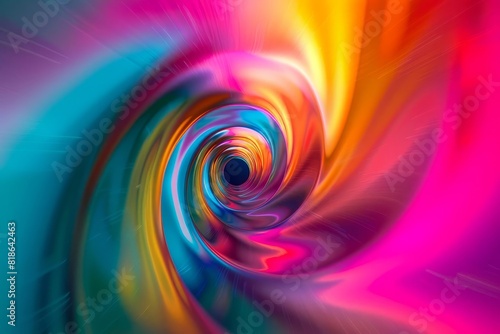 abstract psychedelic moving spheric geometric shape rainbow vibrant colors visual album cover wallpaper fractal trippy hypnotic swirling distorted 