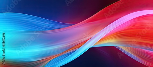 A vibrant and blurry abstract background with vivid colors is perfect for web design or as a blurred wallpaper Copy space image