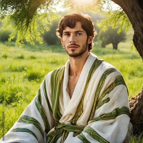 Biblical story, Joseph  son of Jacob, sweet in attitude and beautiful in appearance photo