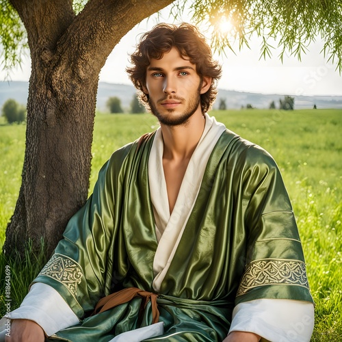 Biblical story, Joseph  son of Jacob, sweet in attitude and beautiful in appearance photo