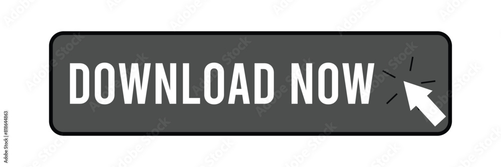 Fototapeta premium Download button icon vector illustration for website and graphic design. Eps 10.