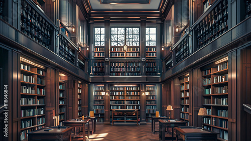 too many books in the library  library inside  modern library interior inside