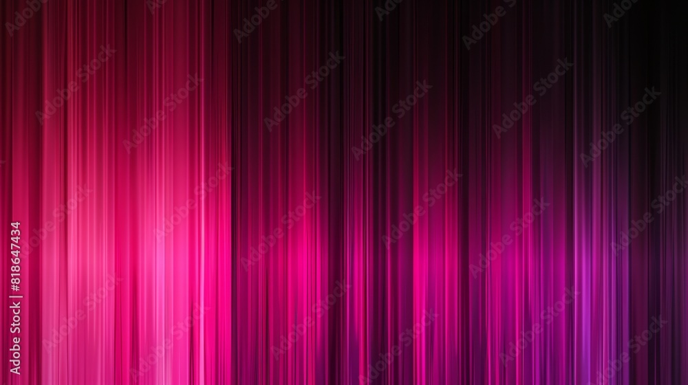 Bold Magenta to Light Pink Gradient on Black Background | Energetic Vivid Color Transition Digital Art