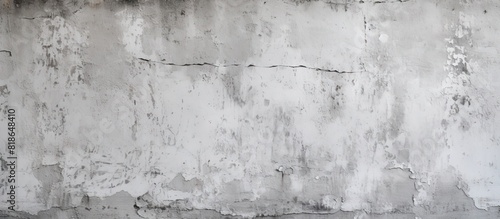 Grunge old wall texture showcasing a monochrome color scheme of white and gray This concrete cement background provides a compelling copy space image
