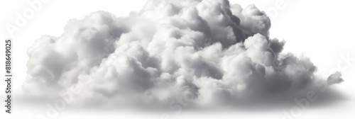 white cloud on white background  for themes related to weather  nature  sky  and backgrounds