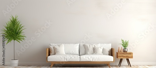 Bright living room interior...