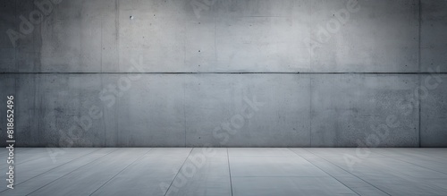 Grey wall with a concrete square background texture as a wallpaper offering plenty of copy space image