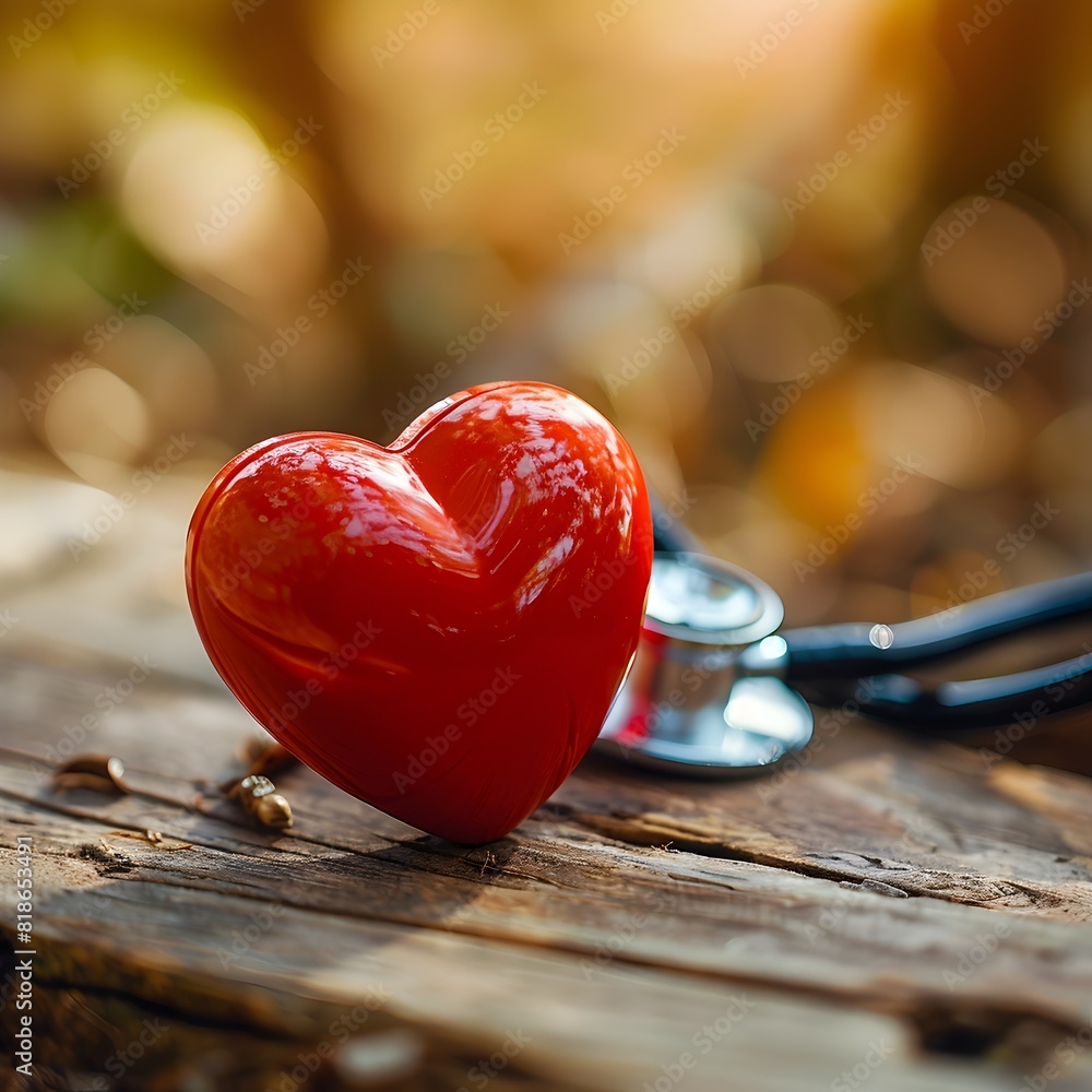 Fototapeta premium Promoting Heart Health: Essential Practices for Preventing Coronary Artery Disease