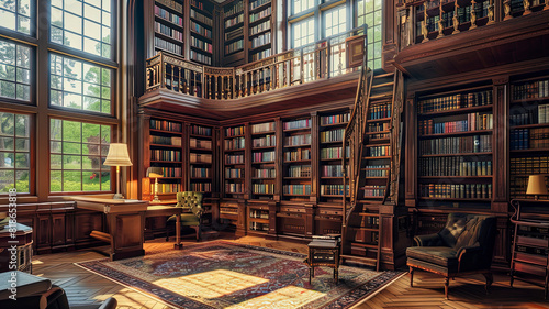 too many books in the library  library inside  modern library interior inside