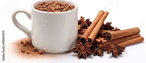 Copy space image of a brown...