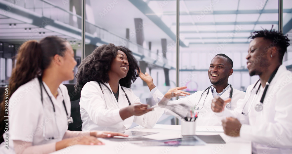 Fototapeta premium Medical Team Meeting Collaboration