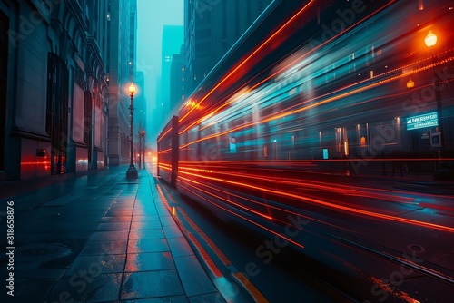 Experiment with long exposures to create dynamic motion blur effects 