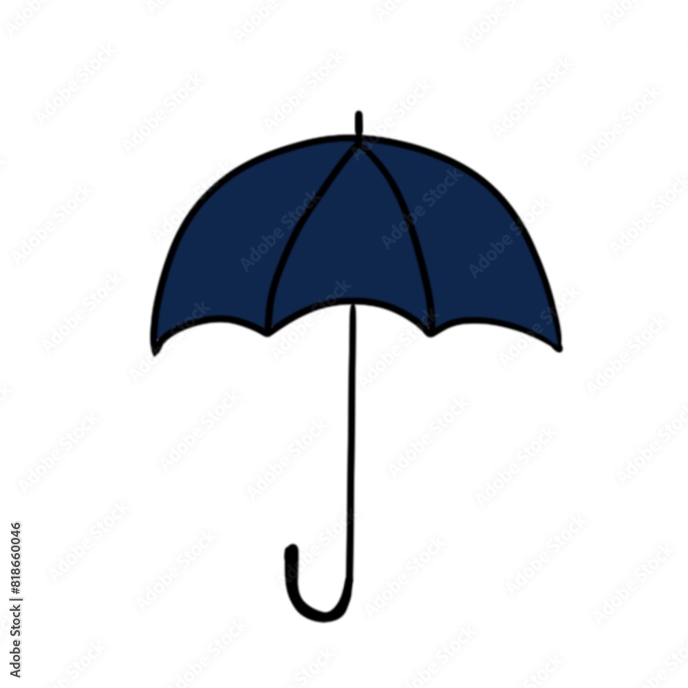 紺色の傘