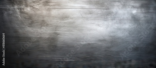 Abstract texture background with copy space image showcasing the play of light on a silver painted metal wall