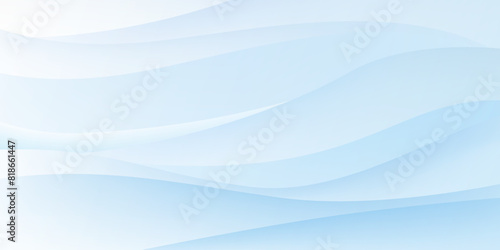 波型のオブジェクトを重ねた青い背景素材