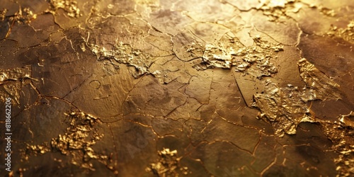 Rough-textured gold surface. Luxurious finish concept