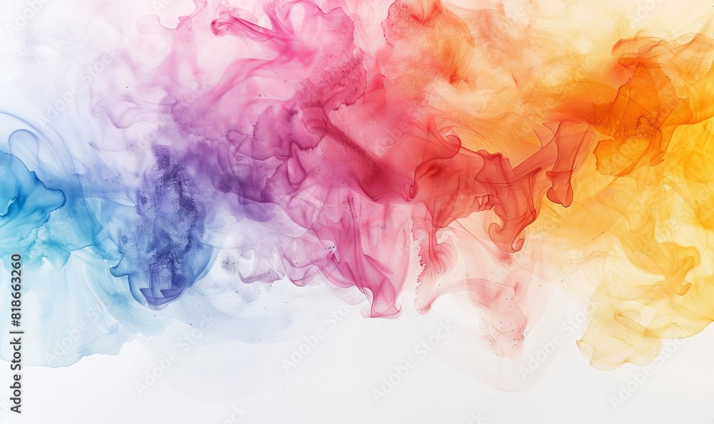 Fototapeta premium Colorful smoke background