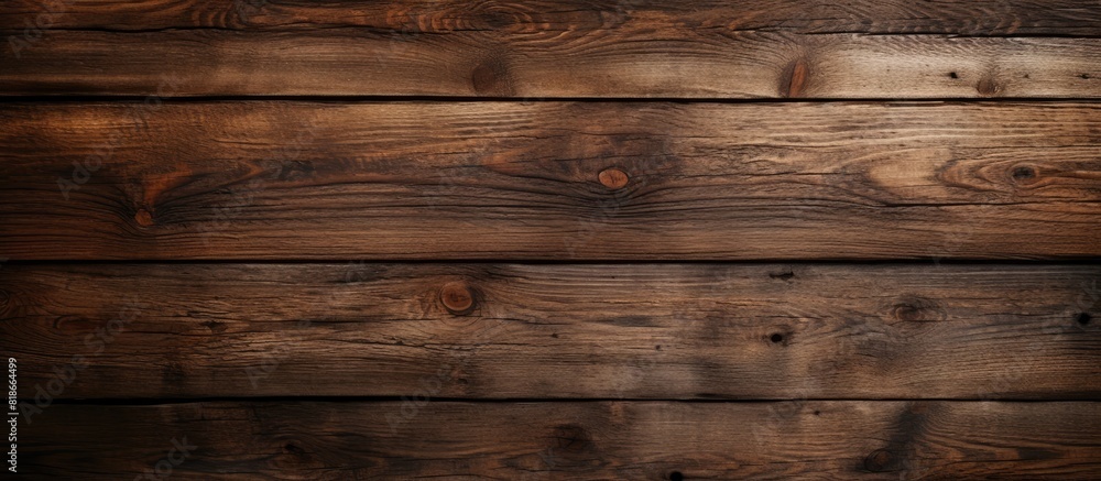 Naklejka premium Aged wooden texture creating a beautiful backdrop with room for a copy space image