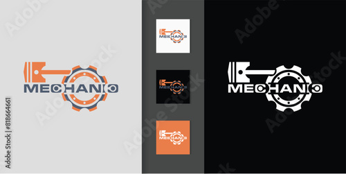 collection of auto service logo templates, Perfect logo for businesses related to the automotive industry