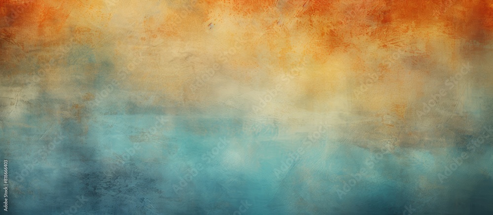 Abstract background with a gradient fine art design featuring a panoramic grunge texture pattern Copy space image