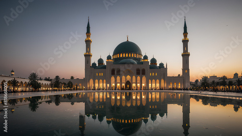 AI image generated mosque