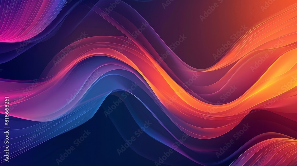 Abstract Background with Colorful Lines Abstract Background with Colorful Lines
