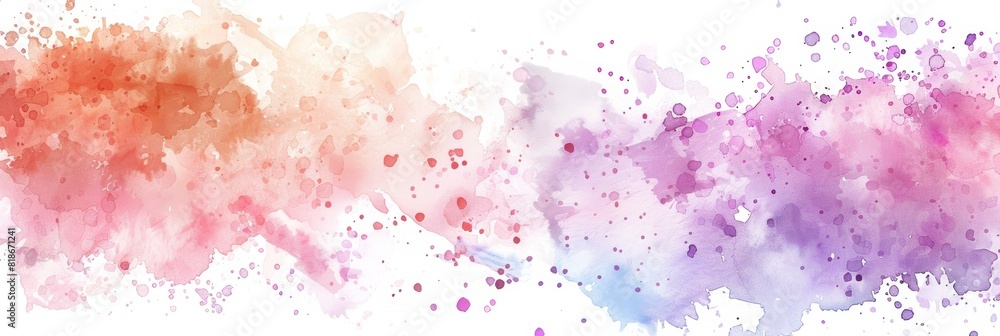 Whimsical Watercolor Background for Dreamy Designs Generative AI