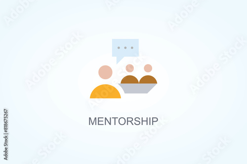 Mentorship Vector  Or Logo Sign Symbol Illustration