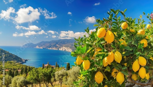 Wallpaper Mural reife Zitronen am Baum Torontodigital.ca