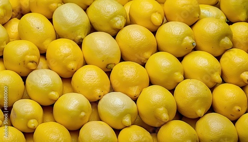viele reife Zitronen photo